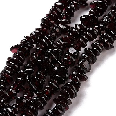 Chapelets de perles de grenat naturel&nbsp;F065-01-1