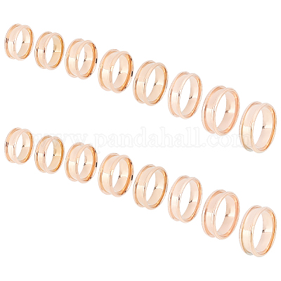 Rose gold sales ring blanks