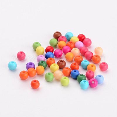 Solidi grosso branelli della sfera in acrilico&nbsp;SACR-R812-4mm-M-1