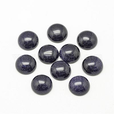 Synthetischen blau Aventurin cabochons&nbsp;G-R416-10mm-34-1
