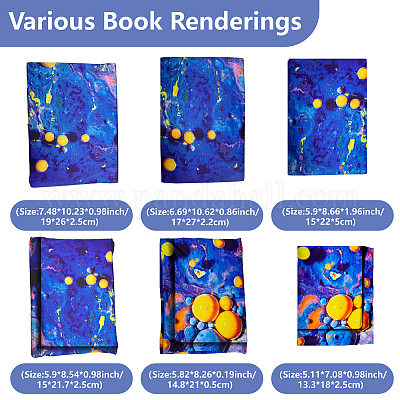 Couvertures de livres en polyester&nbsp;OFST-WH0009-008-1