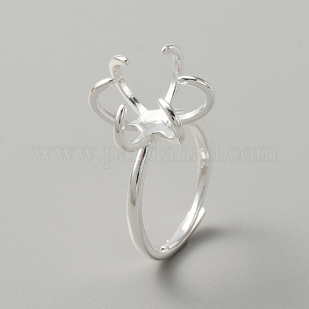 Verstellbare Messingfingerring-Komponenten&nbsp;KK-WH0044-85-1