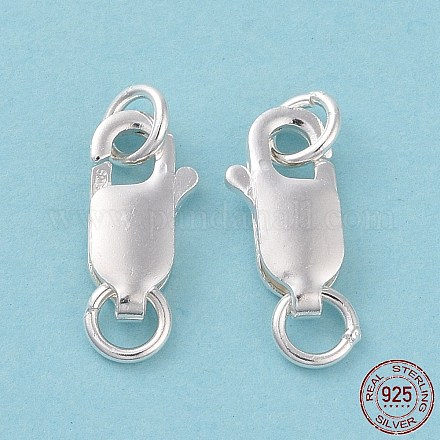 925 Sterling Silver Lobster Claw Clasps STER-A001-43-1