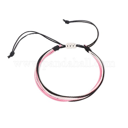 Braccialetto intrecciato con fili di cera in fibra multifilo&nbsp;GN8006-15-1