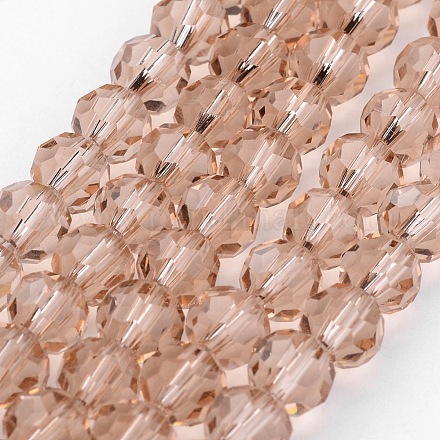 Chapelets de perles en verre transparent X-GLAA-G013-4mm-90-1