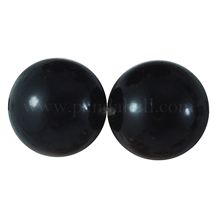 Acryliques perles rondes de perles pour les bijoux bricolage et bracelets X-PACR-10D-5-1
