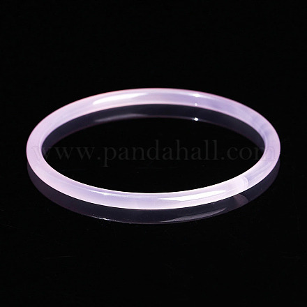 Dyed Natural Agate Simple Plain Bangle for Women FIND-PW0021-09A-01-1