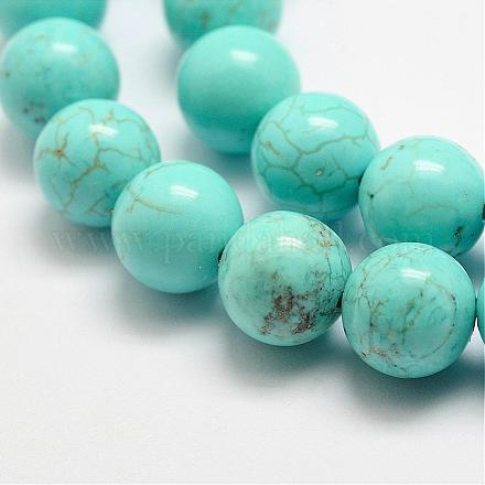 Natural Magnesite Beads Strands G-E384-01-10mm-1
