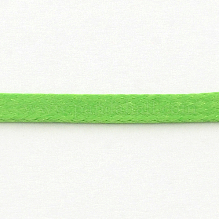 Cordón de poliéster encerado coreano plana YC-4MMF-79-1