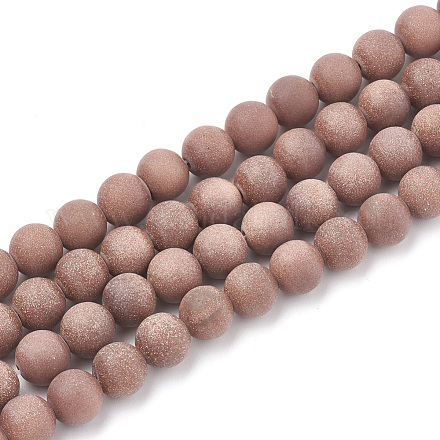 Synthetic Goldstone Beads Strands G-T106-009B-1