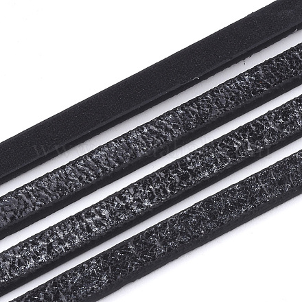 Flat Single Face Imitation Leather Cords LC-T003-03A-1