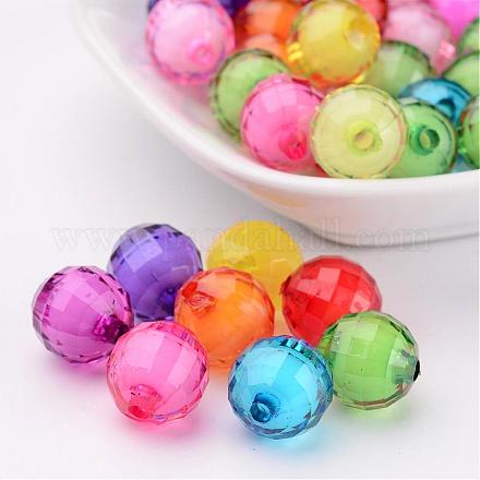 Perles en acrylique transparente TACR-S086-12mm-M-1