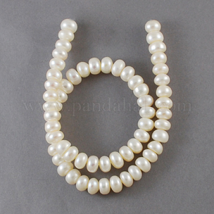 Natural Cultured Freshwater Pearl Beads Strands X-PEAR-S002-8-9mm-3-1