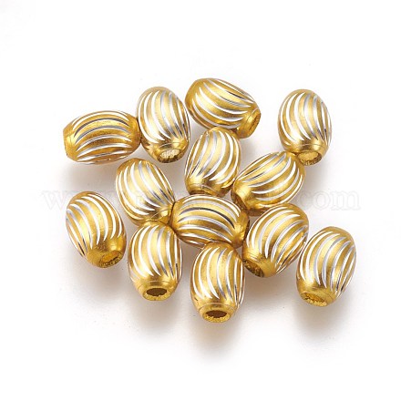 Perles en aluminium ALUM-S011-12x9mm-10-1