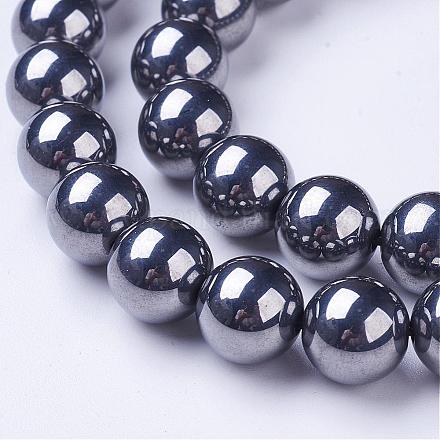 Brins de perles de pierre térahertz G-P249-01-10mm-1