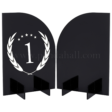 PandaHall Table Number Signs ODIS-WH0001-25-1