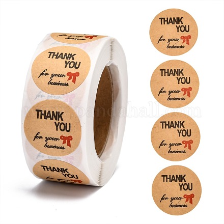 1 дюймовые наклейки с благодарностью DIY-G025-J03-1
