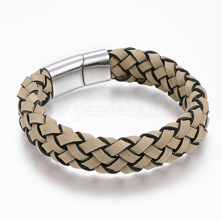 PU Leather Cord Bracelets BJEW-F288-13P-1