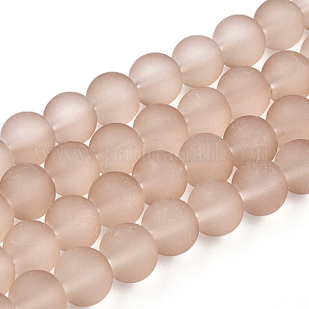Transparent Glass Bead Strands GLAA-S031-4mm-26-A-1