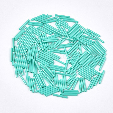 Baking Paint Glass Bugle Beads SEED-S023-10A-04-1