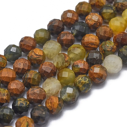 Natural Pietersite Beads Strands G-G792-37C-1
