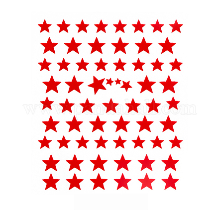 3D Star Sea Horse Bowknot Nail Decals Stickers MRMJ-R090-57-DP3209-1