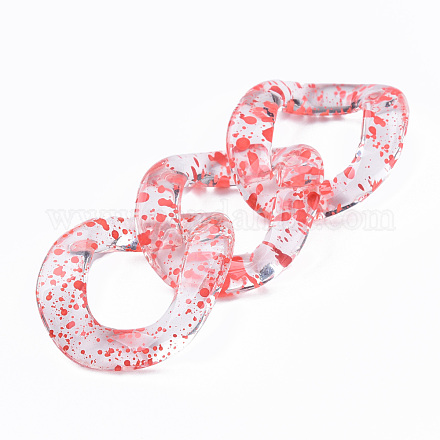 Transparent Acrylic Linking Rings OACR-N009-015A-B03-1