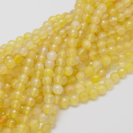 Natural Agate Beads Strands G-G580-10mm-07-1