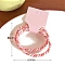 Cloth Hair Ties, Fuchsia, 55mm