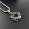 Dragon Stainless Steel Pendant Necklace Punk Hip-hop Street Jewelry, Stainless Steel Color