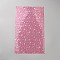PU Leather Fabrics, Rectangle with Star Pattern, Hot Pink, 334x198x0.5mm