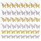 32Pcs 4 Styles Rack Plating Brass Connector Charms and 16Pcs 2 Styles Pendants, Long-Lasting Plated, Butterfly, Platinum & Golden, 10~15.5x11~18x0.3~2mm, Hole: 1.2mm, 8pcs/style