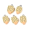 Handmade Polymer Clay Pendants, Ice Cream Charms, with Iron Loops, Light Khaki, 18~19.5x8.5~10.5x5mm, Hole: 1.8~2mm