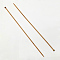 Bamboo Single Pointed Knitting Needles, Peru, 400x6x2.5mm, 2pcs/bag