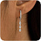 Teardrop Brass Micro Pave Clear Cubic Zirconia Hoop Earrings, Platinum, 25mm