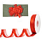 Nylon Ribbons, for Costume Accessories, Bowknot Making, Red, 1 inch(26mm), about 45.00 Yards(41.15m)/Roll