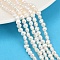 Natural Cultured Freshwater Pearl Beads Strands, Two Sides Polished, Grade 3A+, Seashell Color, 4~5mm, Hole: 0.7mm, about 70~71pcs/strand, 33~33.3cm