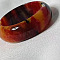 Acrylic Finger Rings, Ring, Chocolate, US Size 9(18.9mm)
