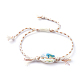 Verstellbare geflochtene Perlenarmbänder BJEW-JB05152-6