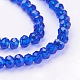 Chapelets de perles en verre transparente   GLAA-R135-2mm-M-3