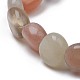 Bracelets en perles extensibles multi-pierres de lune naturelles X-BJEW-K213-C14-3