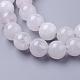 Chapelets de perles en quartz rose naturel G-E408-01-3