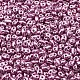 Perles de rocailles en verre de couleurs opaques teintes SEED-N004-007-05-3