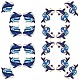 20 pièces baleine émail pendentif à breloque baleines bleues poisson breloque animal de mer pendentif pour bijoux collier bracelet boucle d'oreille fabrication artisanat JX299A-1