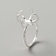 Verstellbare Messingfingerring-Komponenten&nbsp;KK-WH0044-85-1