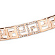 Bracelet en laiton plaqué or véritable 18 carat de forme unique shegrace JB63A-3