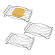 Économiseurs de savon drainants pour pain de savon IFIN-WH0052-76P-1