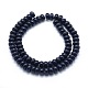 Chapelets de perles en pierre d'or bleue synthétique G-E507-11A-8mm-2