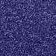 シリンダーシードビーズ  不透明色の光沢  均一サイズ  ミッドナイトブルー  2x1.5mm  穴：0.8mm  約888個/10g X-SEED-H001-H06-2