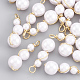 Colgantes de perlas de imitación de plástico abs KK-T035-64-1